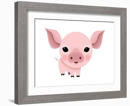 Baby Animals - Pig-Sheree Boyd-Framed Giclee Print