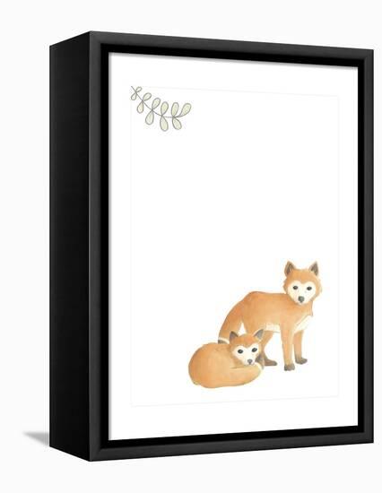 Baby Animals V-June Erica Vess-Framed Stretched Canvas