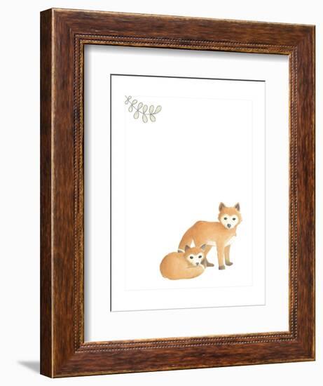 Baby Animals V-June Erica Vess-Framed Art Print