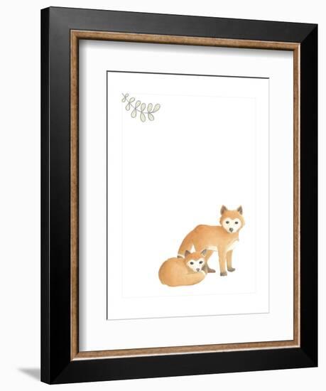 Baby Animals V-June Erica Vess-Framed Art Print