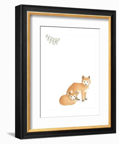 Baby Animals V-June Erica Vess-Framed Art Print