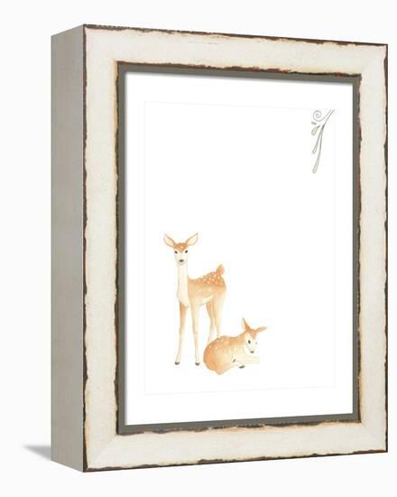 Baby Animals VI-June Erica Vess-Framed Stretched Canvas