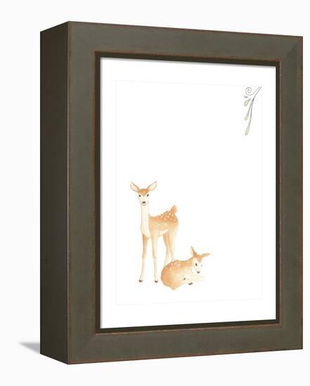 Baby Animals VI-June Erica Vess-Framed Stretched Canvas