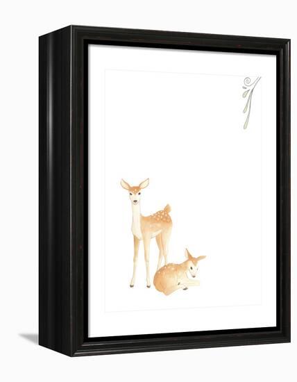 Baby Animals VI-June Erica Vess-Framed Stretched Canvas