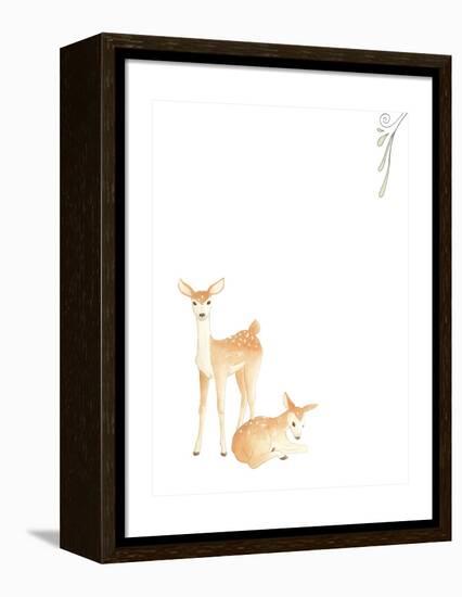 Baby Animals VI-June Erica Vess-Framed Stretched Canvas