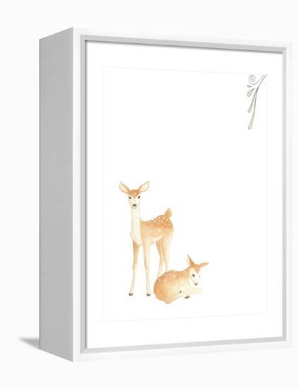 Baby Animals VI-June Erica Vess-Framed Stretched Canvas