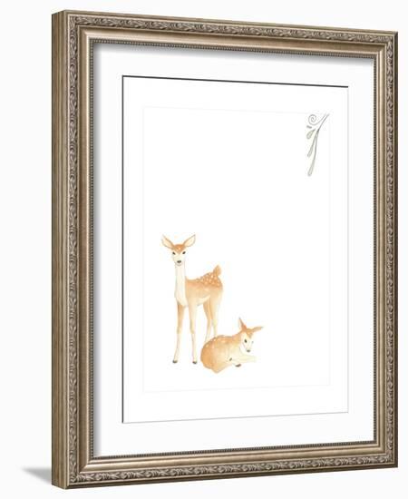 Baby Animals VI-June Erica Vess-Framed Premium Giclee Print