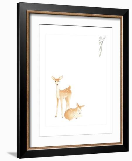 Baby Animals VI-June Erica Vess-Framed Premium Giclee Print