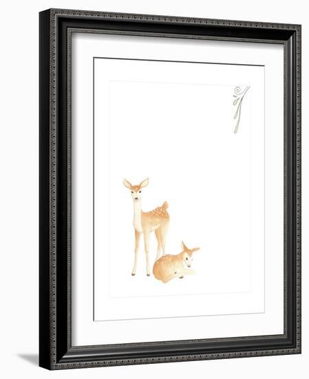 Baby Animals VI-June Erica Vess-Framed Premium Giclee Print