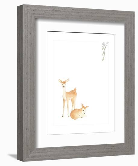 Baby Animals VI-June Erica Vess-Framed Art Print