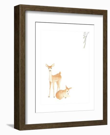 Baby Animals VI-June Erica Vess-Framed Art Print