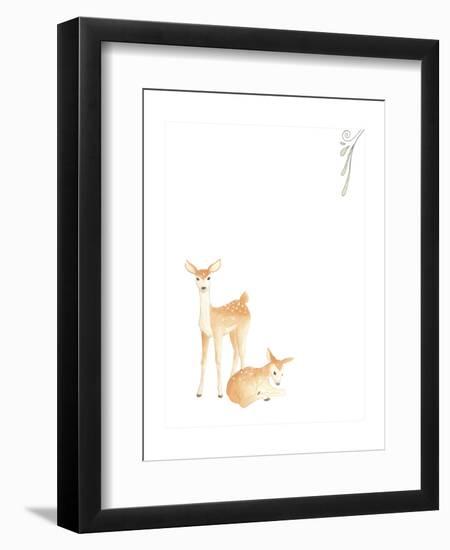 Baby Animals VI-June Erica Vess-Framed Art Print