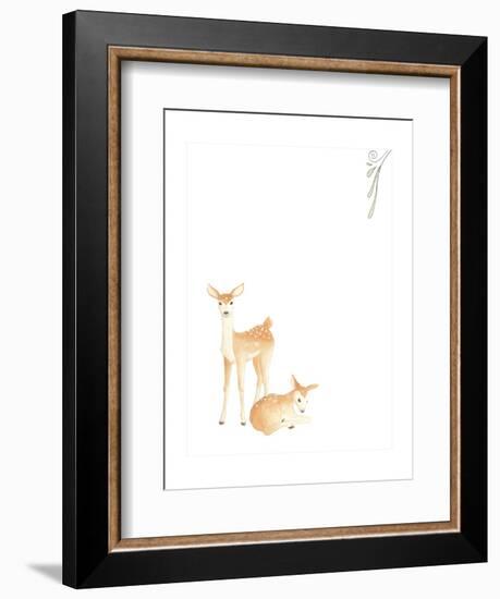 Baby Animals VI-June Erica Vess-Framed Art Print