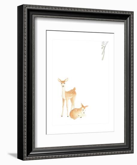 Baby Animals VI-June Erica Vess-Framed Art Print