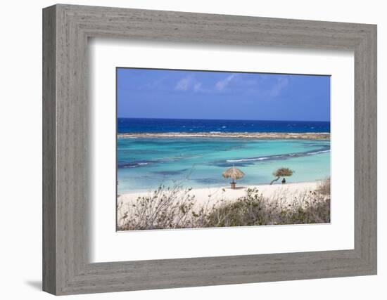 Baby Beach, San Nicolas, Aruba, Lesser Antilles, Netherlands Antilles, Caribbean, Central America-Jane Sweeney-Framed Photographic Print