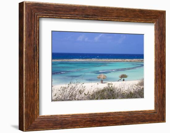 Baby Beach, San Nicolas, Aruba, Lesser Antilles, Netherlands Antilles, Caribbean, Central America-Jane Sweeney-Framed Photographic Print