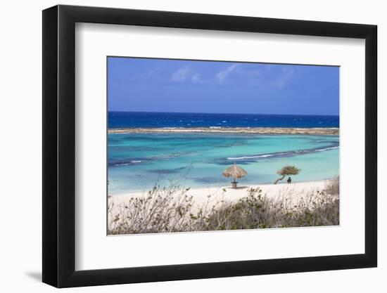 Baby Beach, San Nicolas, Aruba, Lesser Antilles, Netherlands Antilles, Caribbean, Central America-Jane Sweeney-Framed Photographic Print