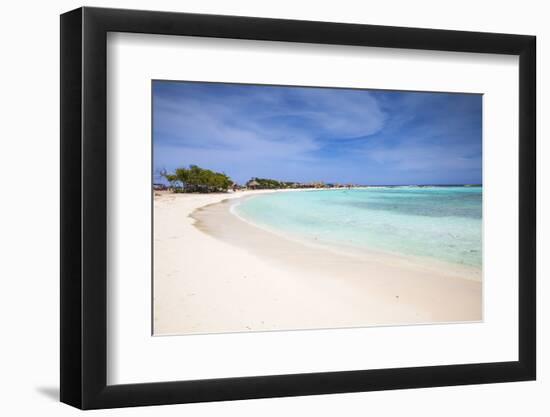 Baby Beach, San Nicolas, Aruba, Lesser Antilles, Netherlands Antilles, Caribbean, Central America-Jane Sweeney-Framed Photographic Print