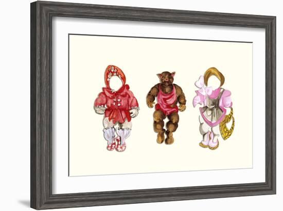 Baby Bear Paper Doll-Zelda Fitzgerald-Framed Art Print