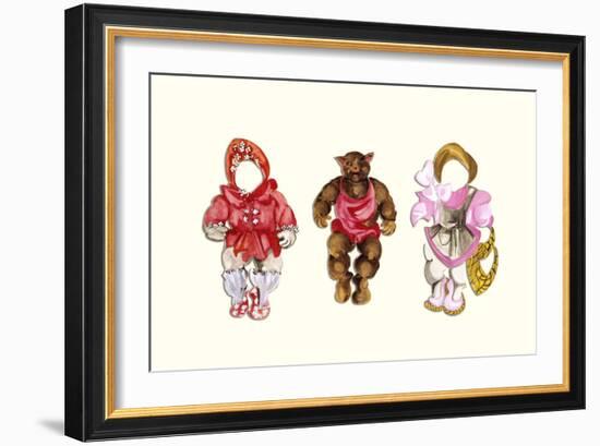 Baby Bear Paper Doll-Zelda Fitzgerald-Framed Art Print