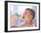 Baby Being Fed Baby Food-null-Framed Photographic Print