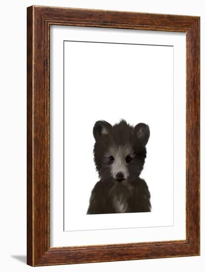 Baby Black Bear-Leah Straatsma-Framed Art Print