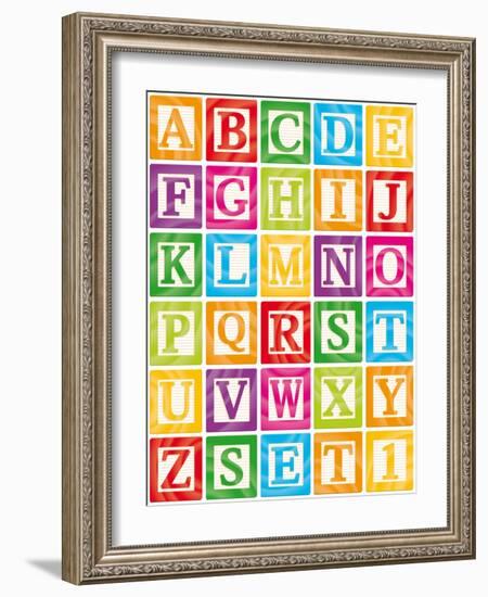 Baby Blocks Set-VSLP-Framed Art Print