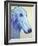 Baby Blue Borzoi-Dawgart-Framed Giclee Print