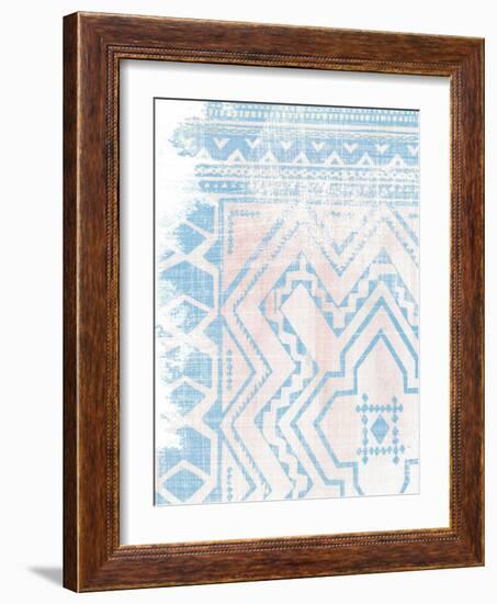 Baby Blue Textile II-Melissa Wang-Framed Art Print