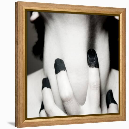 Baby Blue-Cristina Salas Mendoza-Framed Premier Image Canvas
