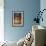 Baby Bluebird Breakfast-Jai Johnson-Framed Giclee Print displayed on a wall