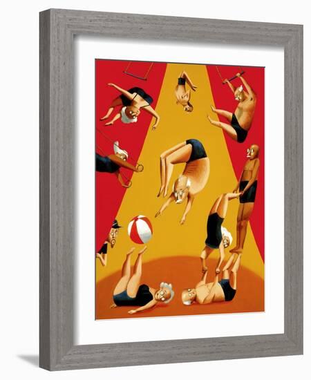 Baby boomers-Mark Ulriksen-Framed Art Print