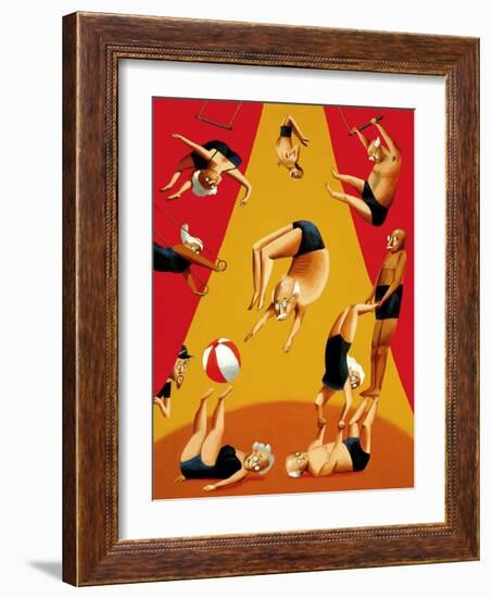 Baby boomers-Mark Ulriksen-Framed Art Print