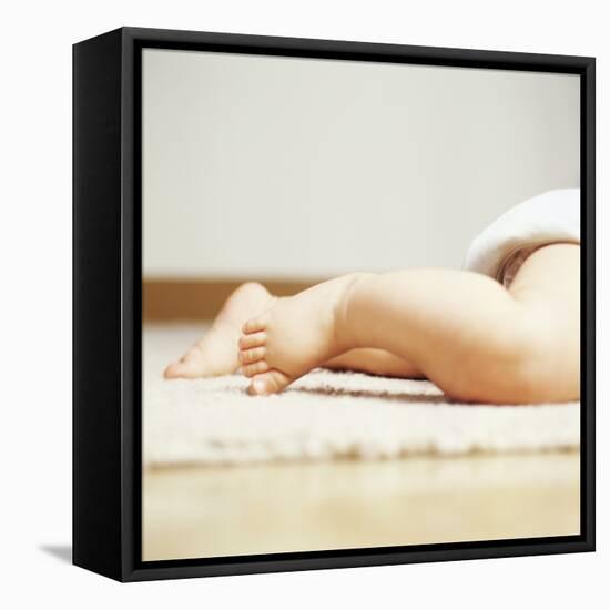 Baby Boy Crawling-Cristina-Framed Premier Image Canvas