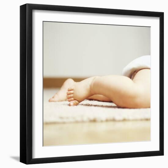 Baby Boy Crawling-Cristina-Framed Premium Photographic Print