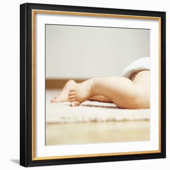 Baby Boy Crawling-Cristina-Framed Premium Photographic Print