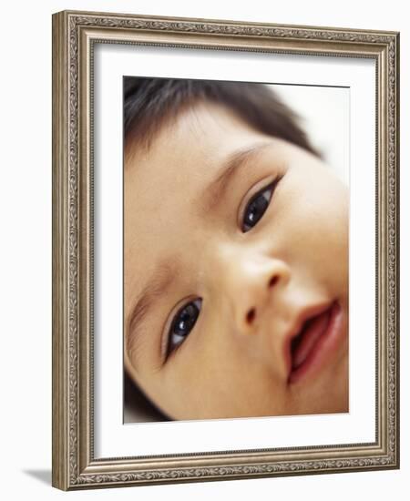 Baby Boy's Face-Ian Boddy-Framed Photographic Print