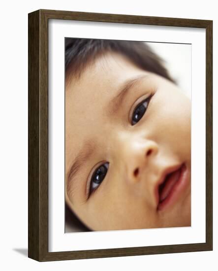 Baby Boy's Face-Ian Boddy-Framed Photographic Print