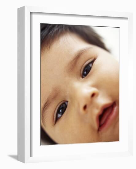 Baby Boy's Face-Ian Boddy-Framed Photographic Print