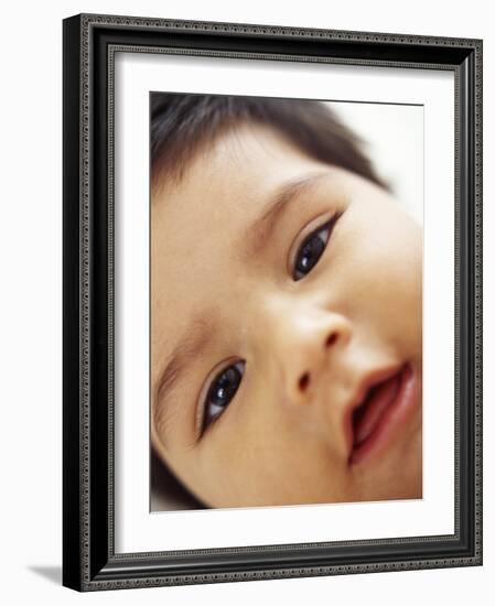 Baby Boy's Face-Ian Boddy-Framed Photographic Print
