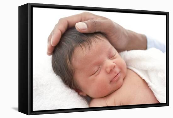 Baby Boy-Ruth Jenkinson-Framed Premier Image Canvas