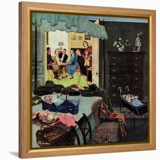 "Baby Bridge Party", November 24, 1956-Ben Kimberly Prins-Framed Premier Image Canvas