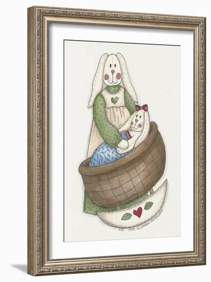 Baby Bunny-Debbie McMaster-Framed Giclee Print