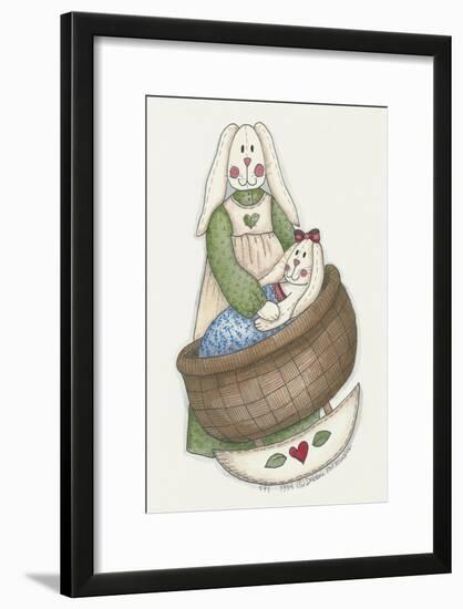 Baby Bunny-Debbie McMaster-Framed Giclee Print