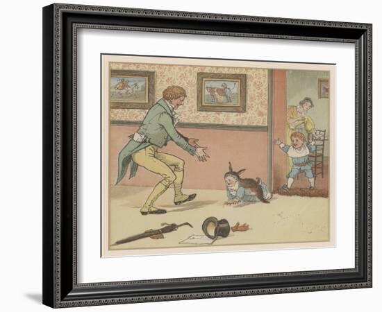 Baby Bunting-Randolph Caldecott-Framed Giclee Print