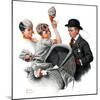 "Baby Carriage", May 20,1916-Norman Rockwell-Mounted Giclee Print