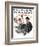 "Baby Carriage" Saturday Evening Post Cover, May 20,1916-Norman Rockwell-Framed Giclee Print