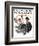 "Baby Carriage" Saturday Evening Post Cover, May 20,1916-Norman Rockwell-Framed Giclee Print