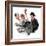 "Baby Carriage" Saturday Evening Post Cover, May 20,1916-Norman Rockwell-Framed Giclee Print