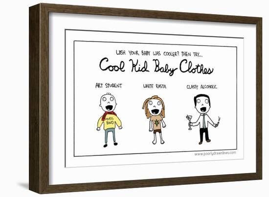 Baby Clothes-Reza Farazmand-Framed Art Print